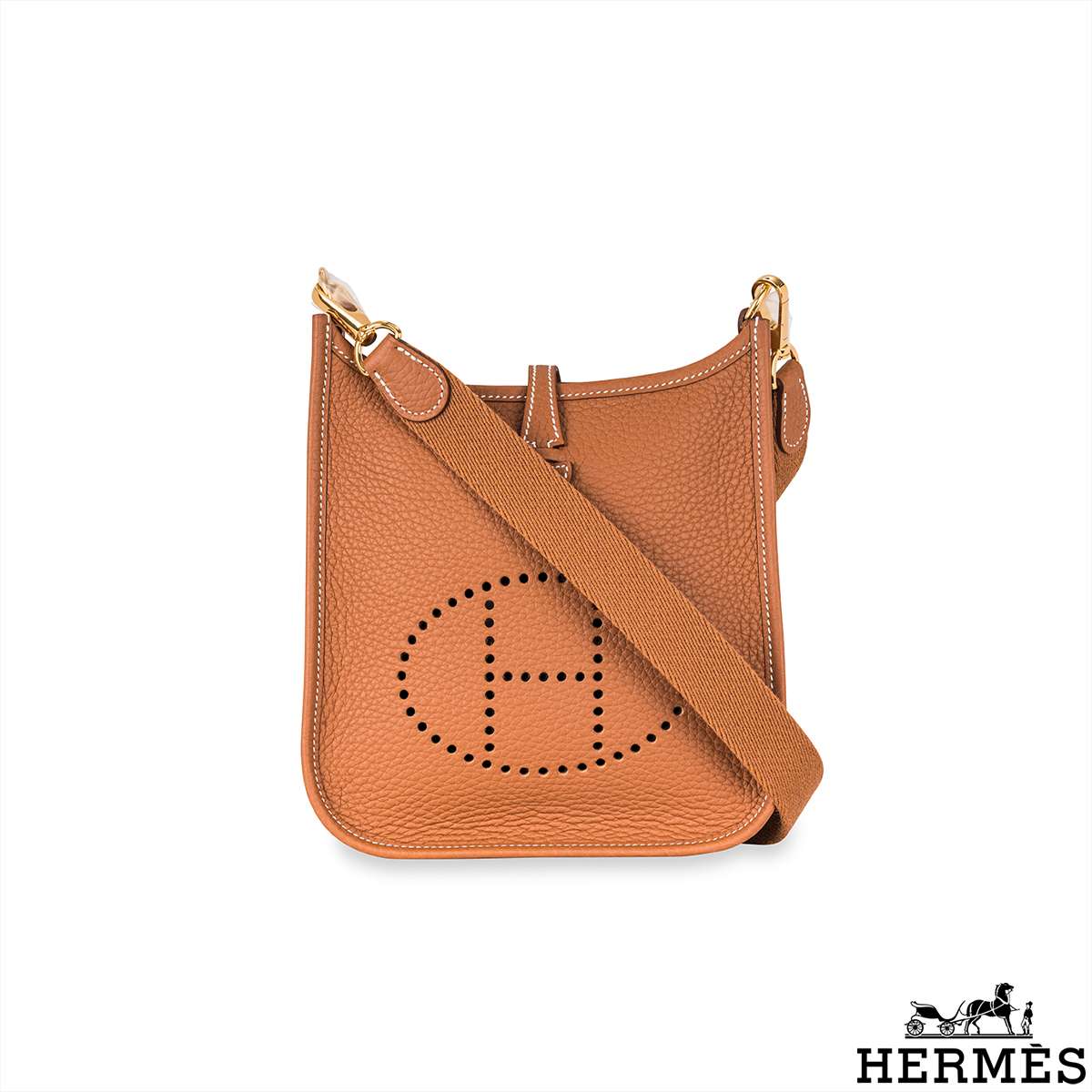 Hermes, Bags, Hermes Clemence Evelyne Tpm Rouge Sellier